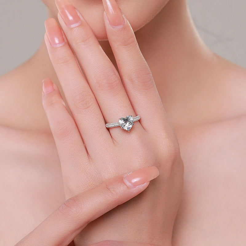 Heart Diamond Ring