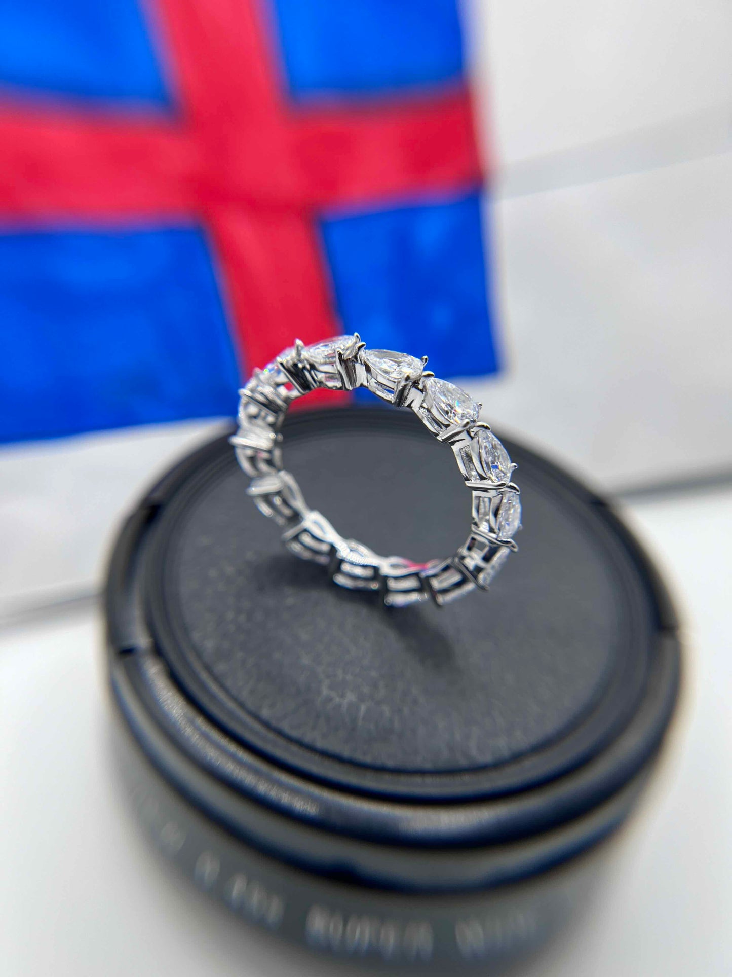Pear Diamond Eternity Ring